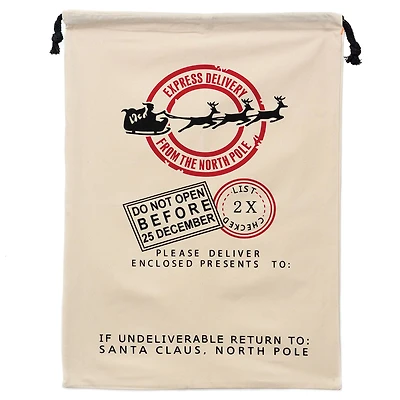 19" x 26" Express Delivery Christmas Drawstring Bag