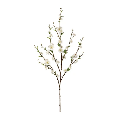 Cream Plum Blossom Spray 