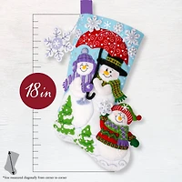 Bucilla® Frosty Family Felt Stocking Kit