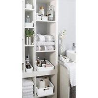 Simplify White Square Organizing Baskets, 6ct.