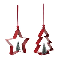 Star & Pine Tree Cookie Cutter Ornament Set