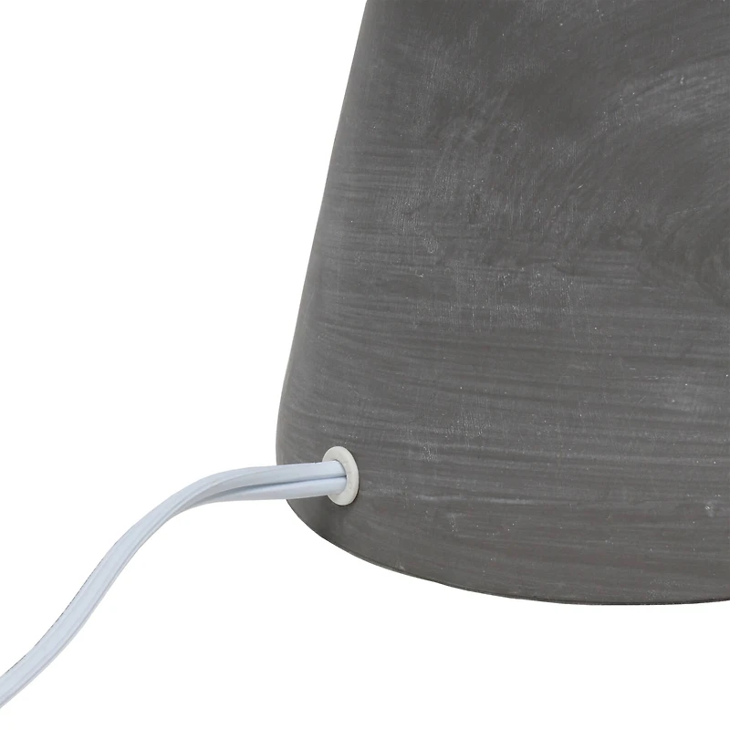 Simple Designs™ 14.5" Pinnacle Concrete Table Lamp