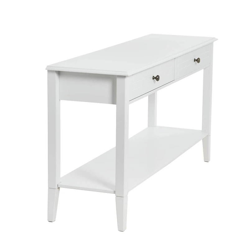 Hello Honey® Pleasantville White Console Table with 2 Drawers