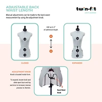 Dritz® Twin-Fit Petite Dress Form with Adjustable Tri-Pod Stand