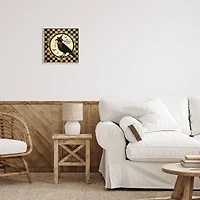 Stupell Industries All Hallow's Eve Halloween Crow Wall Plaque Art