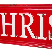 Glitzhome® 45.75" Merry Christmas Metal Wall Sign