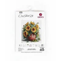 Luca-S The Sunflowers Counted Cross Stitch Kit