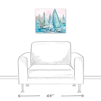 Out In The Bay 20" x 16" Canvas Wall Art