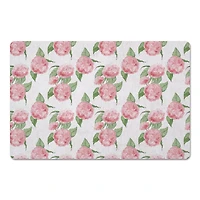 Pink Hydrangea Pattern 27" x 18" Floor Mat