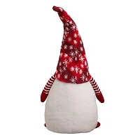 Glitzhome® 24" Red Christmas Gnome Décor Accent