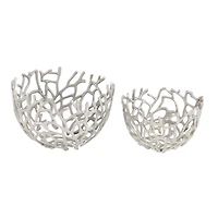 Aluminum Coastal Decorative Bowl Set