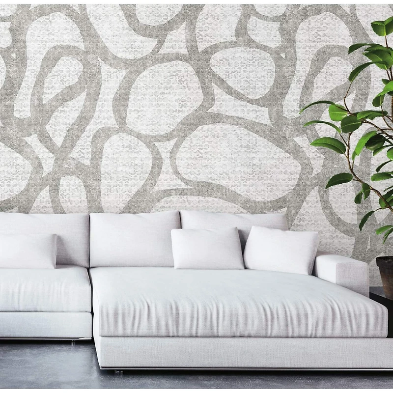 RoomMates Ulo Circles Mural Peel & Stick Wallpaper