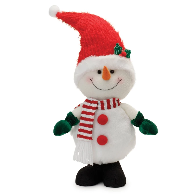 Plush Snowman Shelf Sitter, Set of 2