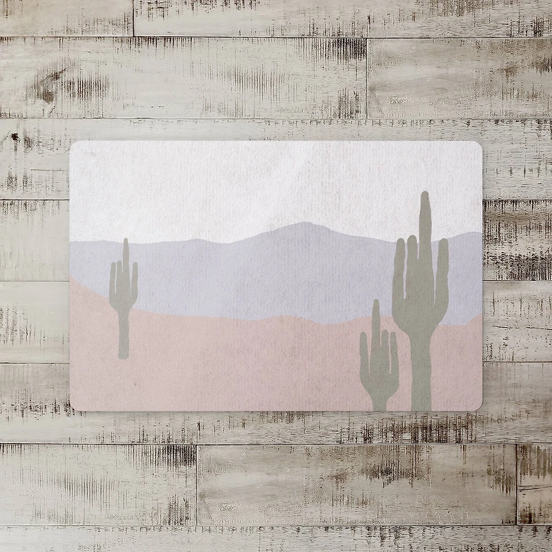 Mountains And Cactus 27" x 18" Floor Mat