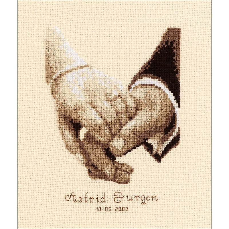 Vervaco Wedding Happiness Counted Cross Stitch Kit