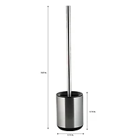 Bath Bliss Toilet Brush & Holder In Stainless Steel