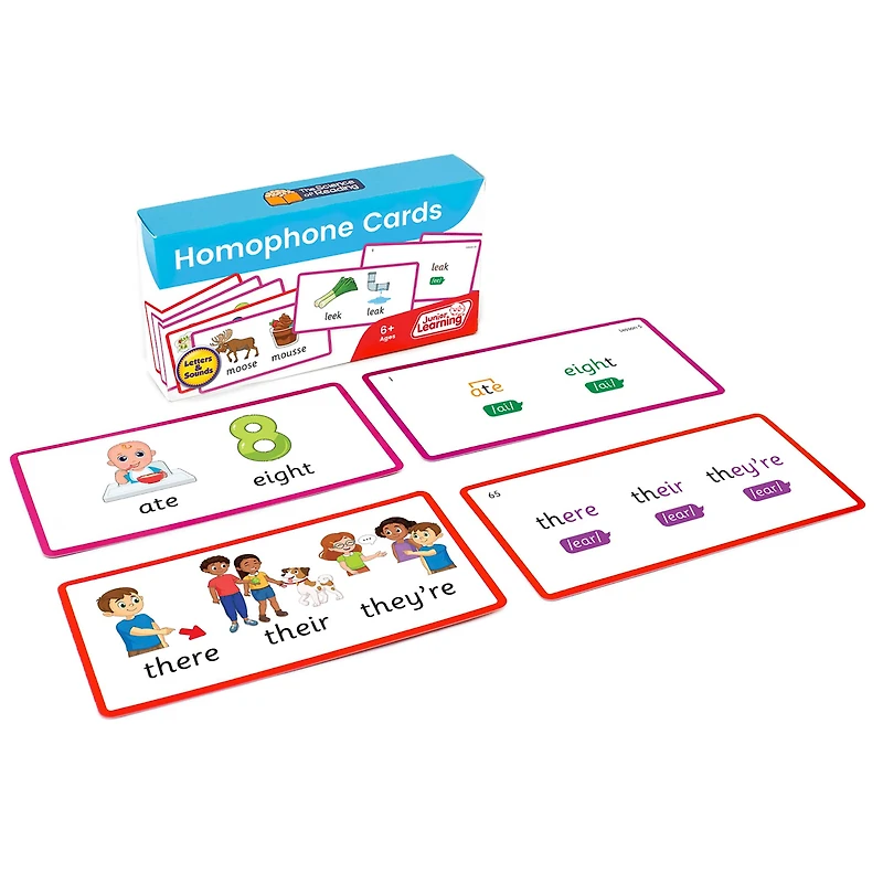 Junior Learning® Homophone Flashcards