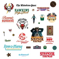 RoomMates Stranger Things Season 4 Icons Peel & Stick Wall Decals