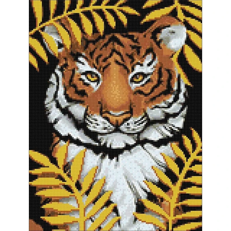 Crafting Spark Golden Tiger Diamond Painting Kit