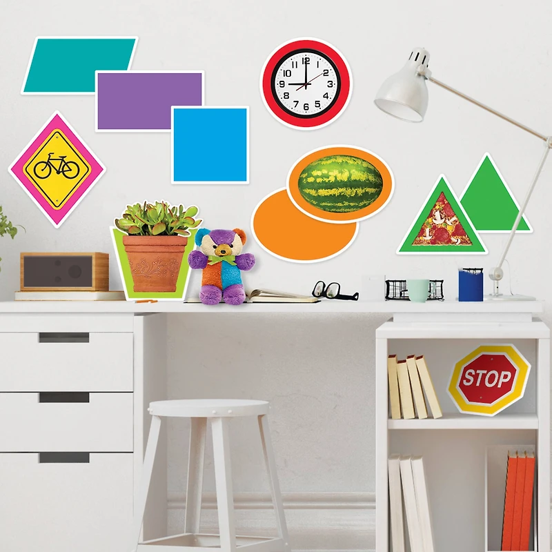 Trend Enterprises® Shapes All Around Us Wipe Off Learning Set
