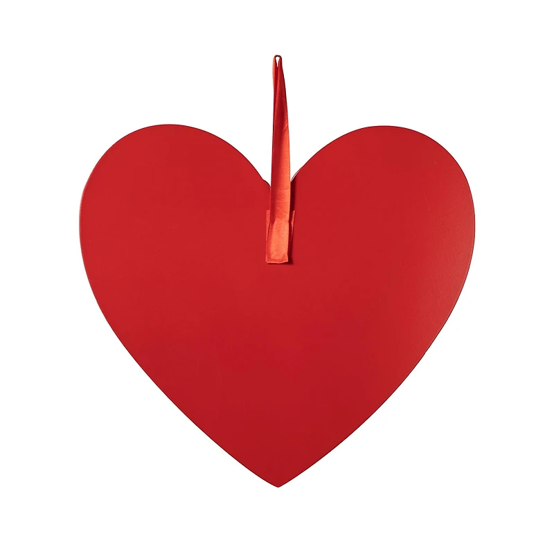 Glitzhome® 13.5" Valentine's Wooden Heart Door Hanger