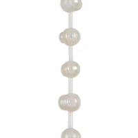 8mm White Potato Freshwater Pearl Beads by Bead Landing™