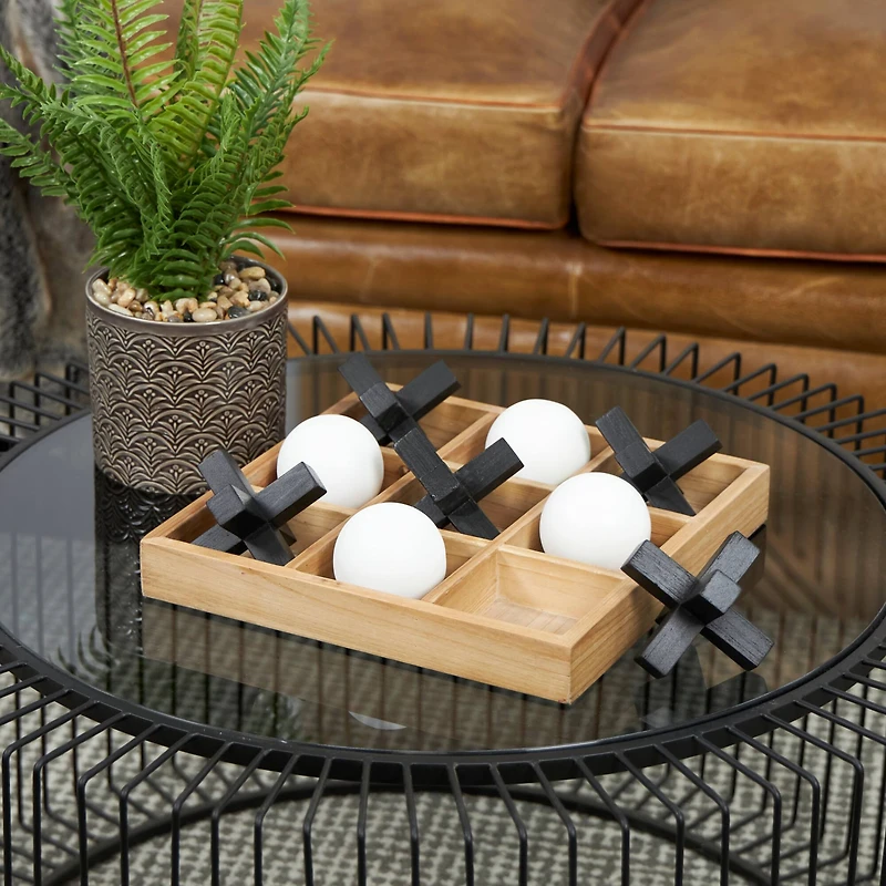 12" Decorative Tic-Tac-Toe Game Set