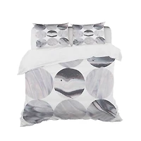 Designart 'Circle Marble III' Geometric Bedding Set
