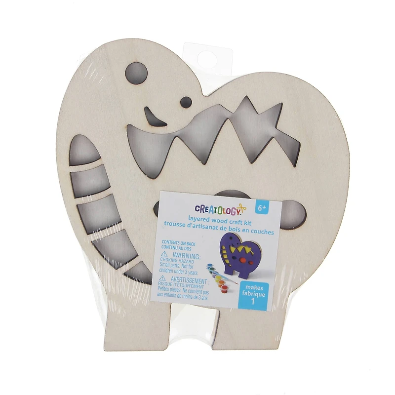 Dinosaur Layered Wood Craft Kit by Creatology™