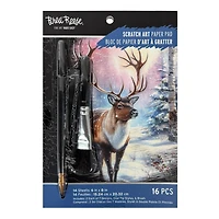 Brea Reese™ 6" x 8" Winter Woodlands Scratch Art Paper Pad