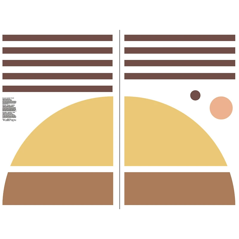 WallPops Very Gay Paint Rise Up Lights Modular Mural Peel & Stick Wall Decals