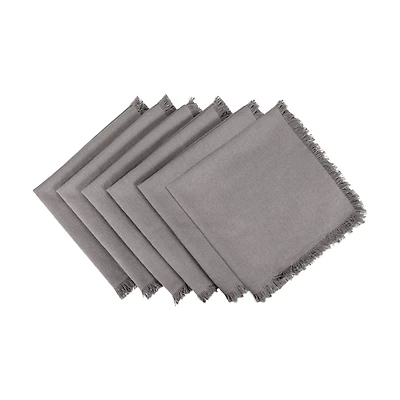 DII® Solid Heavyweight Fringed Napkins