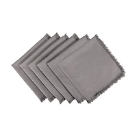 DII® Solid Heavyweight Fringed Napkins