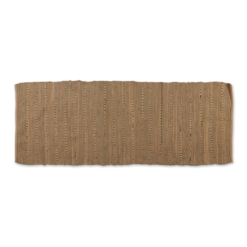 DII® Taupe Rag Rug, 2ft. x 6ft.