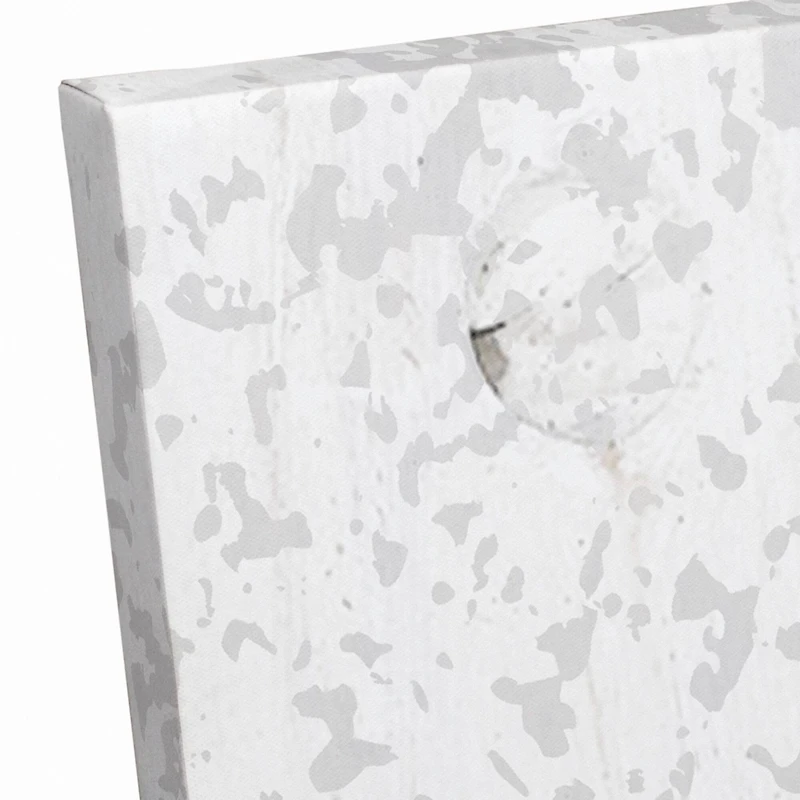 Grey And Blush Geo Abstract 24" x 36" Canvas Wall Art