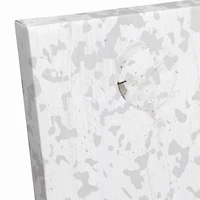 Grey And Blush Geo Abstract 24" x 36" Canvas Wall Art