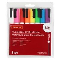 6 Packs: 8 ct. (48 total) Fluorescent Medium Tip Chalk Marker Set by Craft Smart®