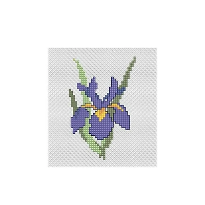 Luca-s Iris Counted Cross Stitch Kit