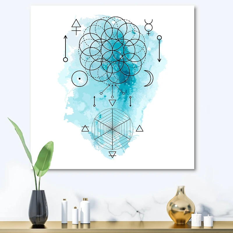 Designart - Symbol of Alchemy and Sacred Geometry I