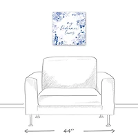 My Redeemer Lives Florals 16" x 16" Canvas Wall Art