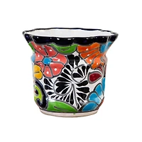 8" Handmade Mexican Talavera Ceramic Planter