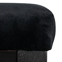 Hello Honey® Crawford Mid-Century Modern Black Solid Wood Arm Chair