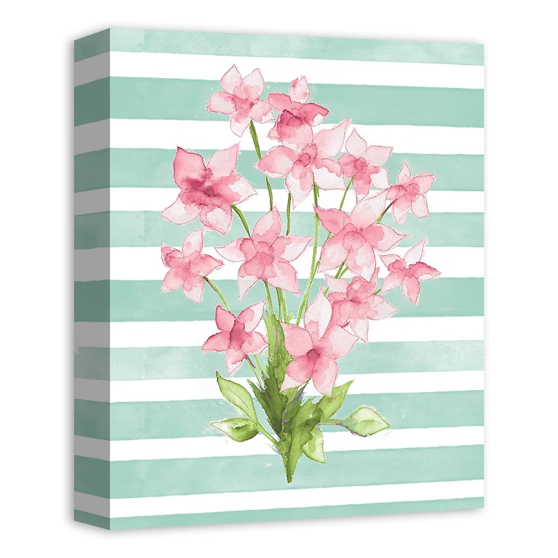Blush Flowers Canvas Wall Art