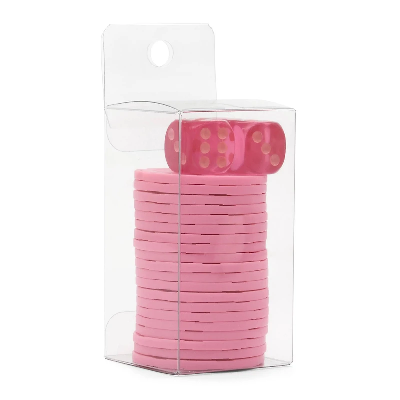 Assorted Poker Chips & Dice Set, 1pc. by Fab Finds