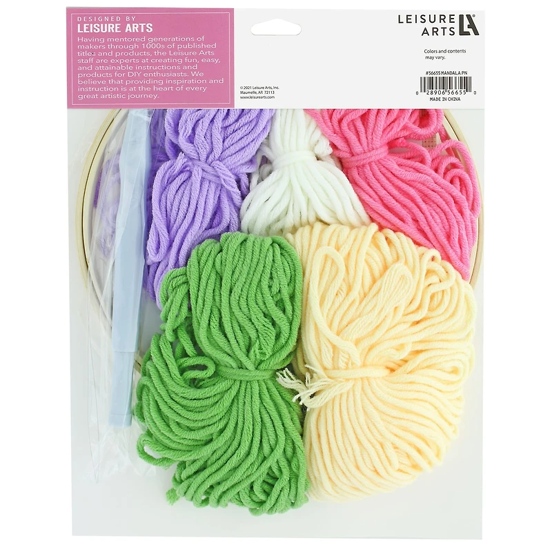 Leisure Arts® Mandala Punch Needle Kit