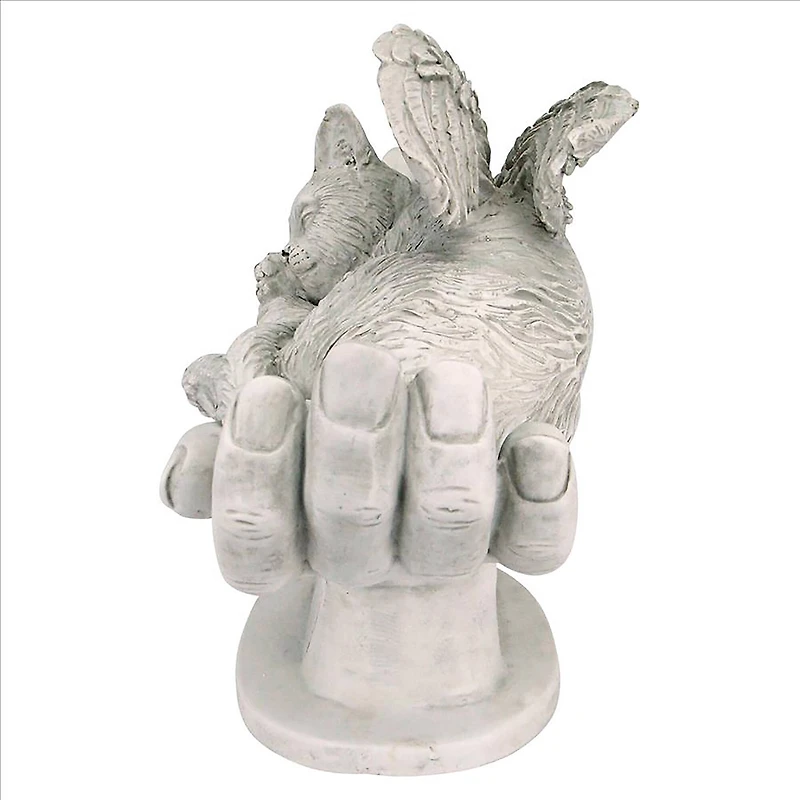 Design Toscano 15.5" In God's Hands Cat Memorial Statue