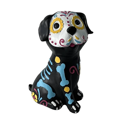 7.75" Day of the Dead Sitting Skeleton Dog Tabletop Décor by Ashland®