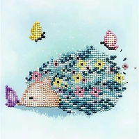 Diamond Art Beginner Hedgehog Paint by Number Kit