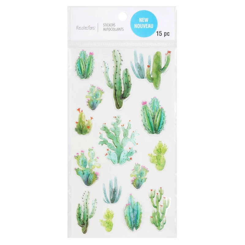 Cactus Dimensional Stickers by Recollections™