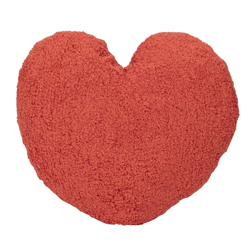 Hello Honey® Red, Yellow & Blue Cotton Tufted Heart Pillow Set
